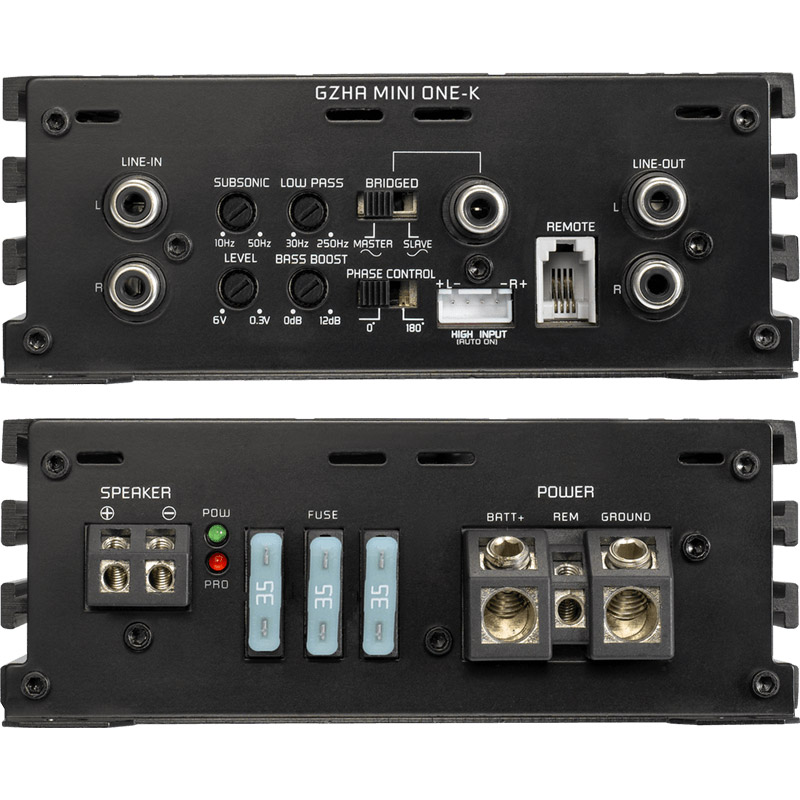 Ground Zero GZHA Mini ONE-K monoblokk 1000W