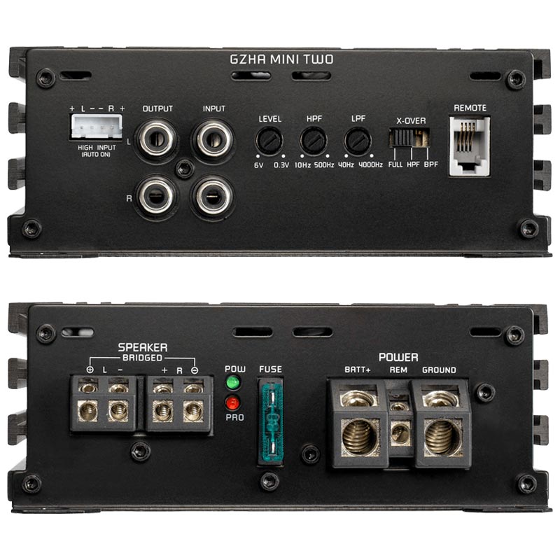 Ground Zero GZHA MINI TWO 2x230W @ 2 Ohm