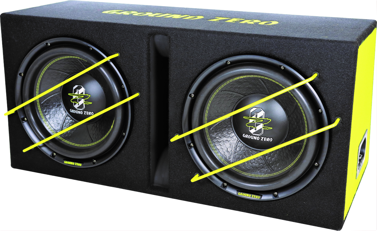 Ground Zero GZIB 2.12SPL Iridium 2×12″ basskasse