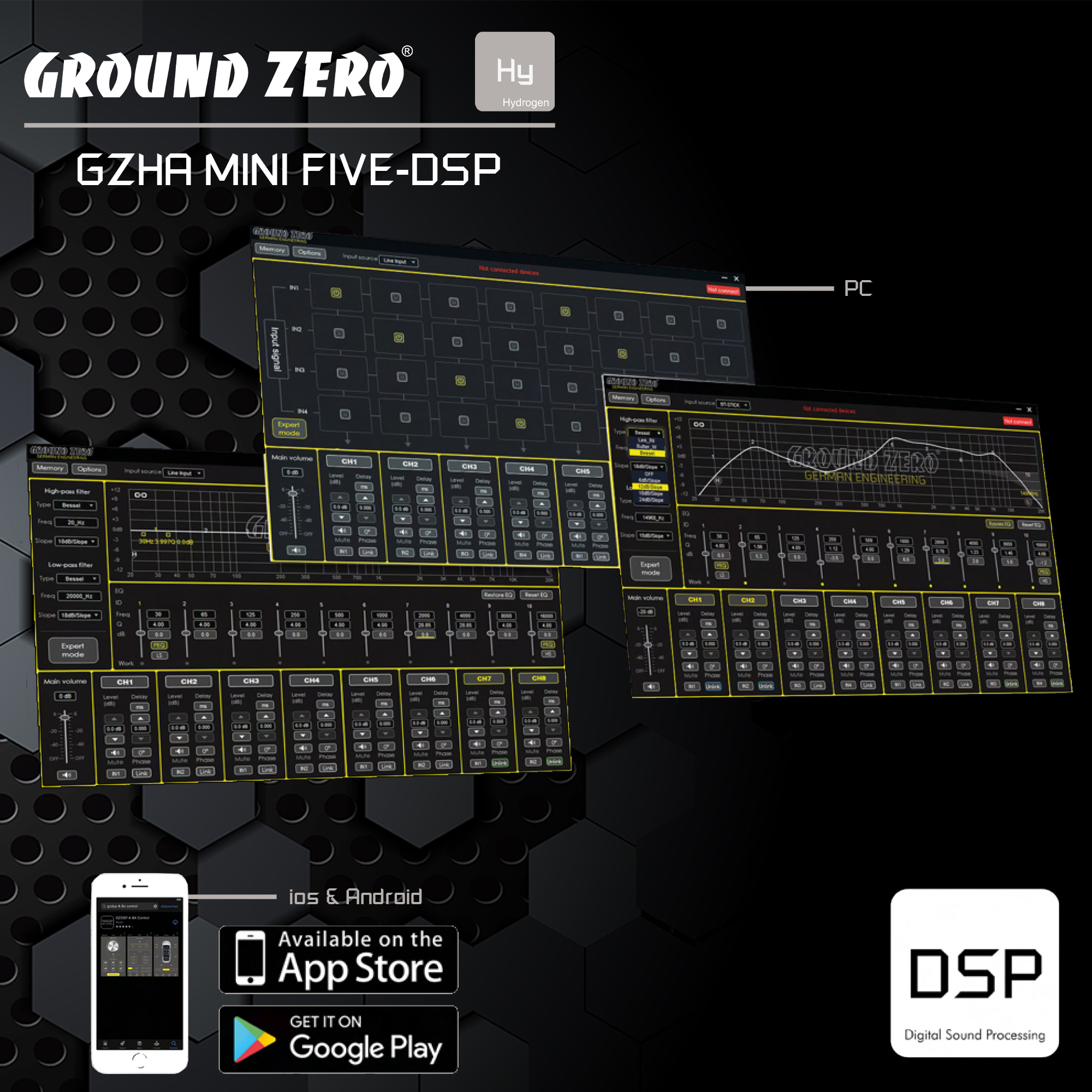 Ground Zero GZHA MINI FIVE-DSP
