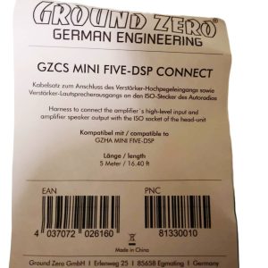 Ground Zero GZCS MINI FIVE-DSP CONNECT