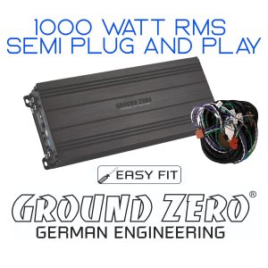 Ground Zero 5 kanals 1000W RMS semi Plug & Play med DSP