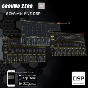 Ground Zero 5 kanals 1000W RMS semi Plug & Play med DSP