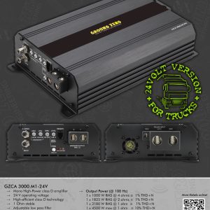Ground Zero GZCA 3000.M1-24V 1x3180W @ 1 ohm