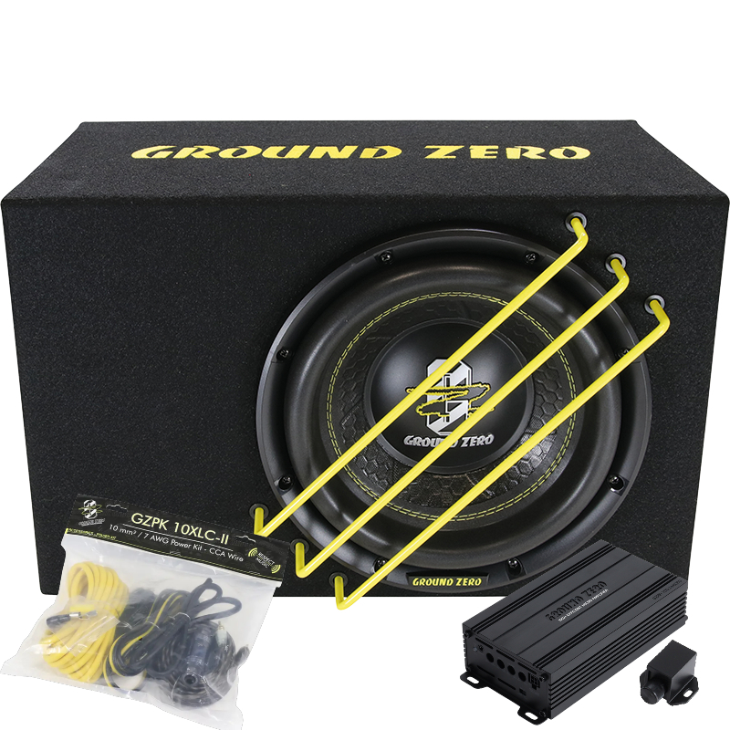 Ground Zero Basspakke 10″ Radioactive SPL 2026