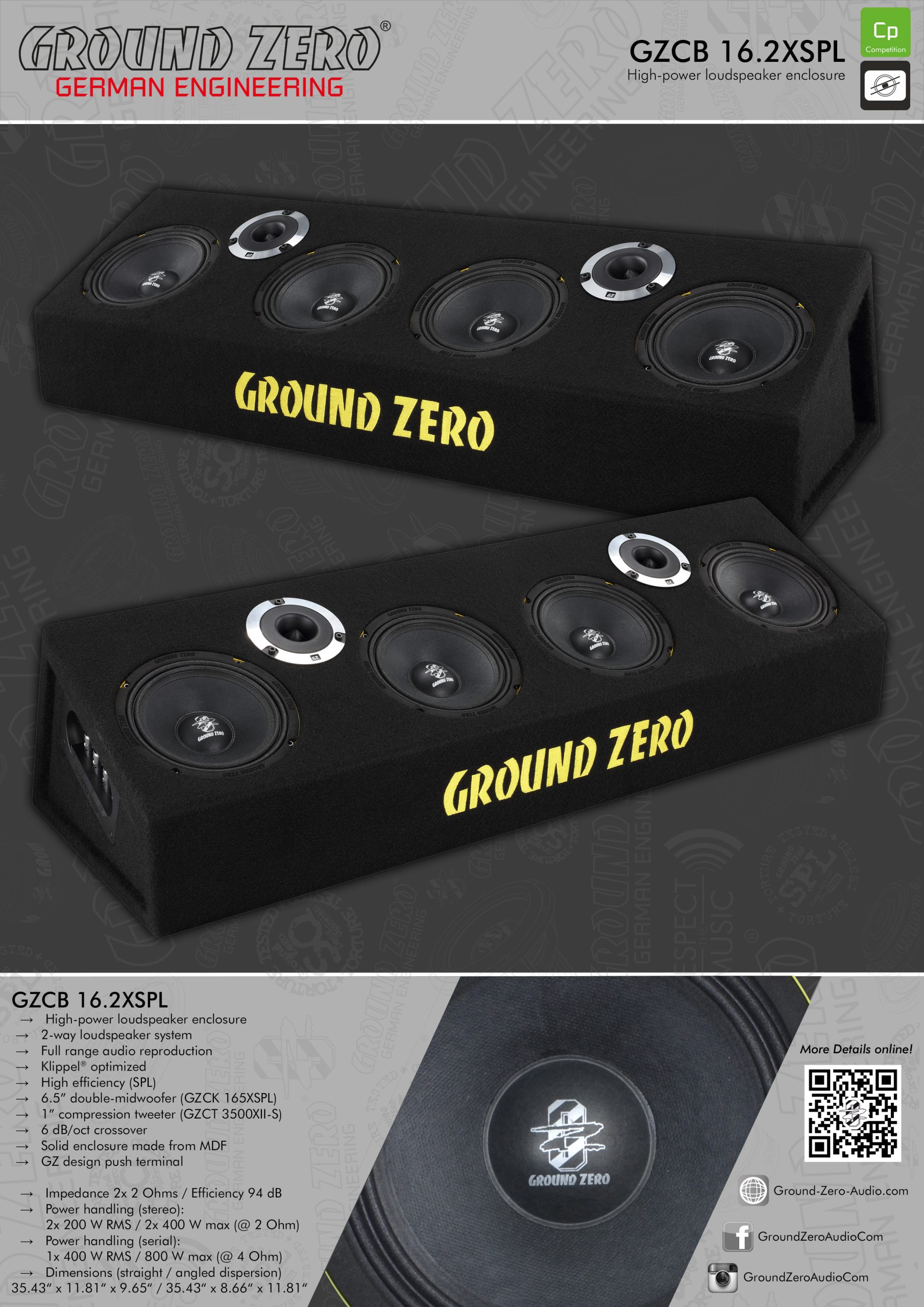Ground Zero GZCB 16.2XSPL – testet, Spitzenklasse