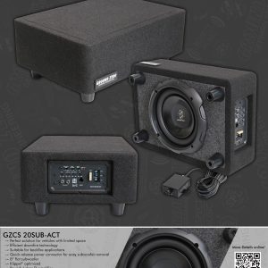 Ground Zero GZCS 20SUB-ACT 250W RMS 15-150Hz