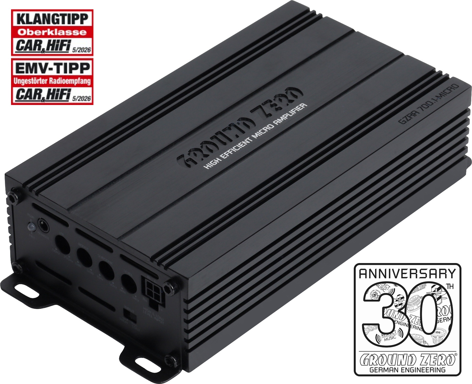 Ground Zero GZRA 700.1-MICRO 700W @ 1 Ohm
