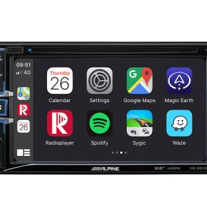 Alpine INE-W611D hovedenhet AVN 4x50W 6,5" skjerm DAB USB AUX