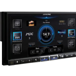 Alpine iLX-705DM multimediastasjon 7" CarPlay Android Auto (chassis oppe)