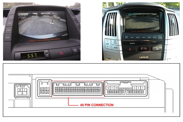 InCarTec Ryggekamera interface