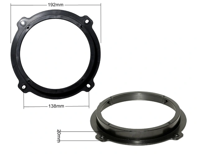 InCarTec Høyttaleradapter (165 mm)