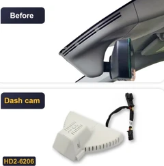 FITCAMX Integrert 4K Dashcam (foran+bak)