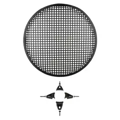InstallBay sortlakkert alugrill, 15″