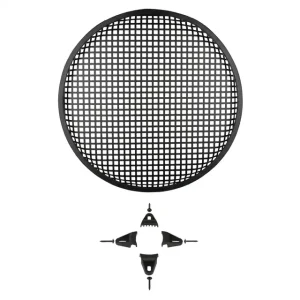 InstallBay sortlakkert alugrill, 15″