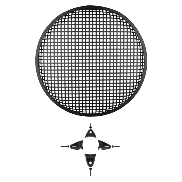 InstallBay sortlakkert alugrill, 15″
