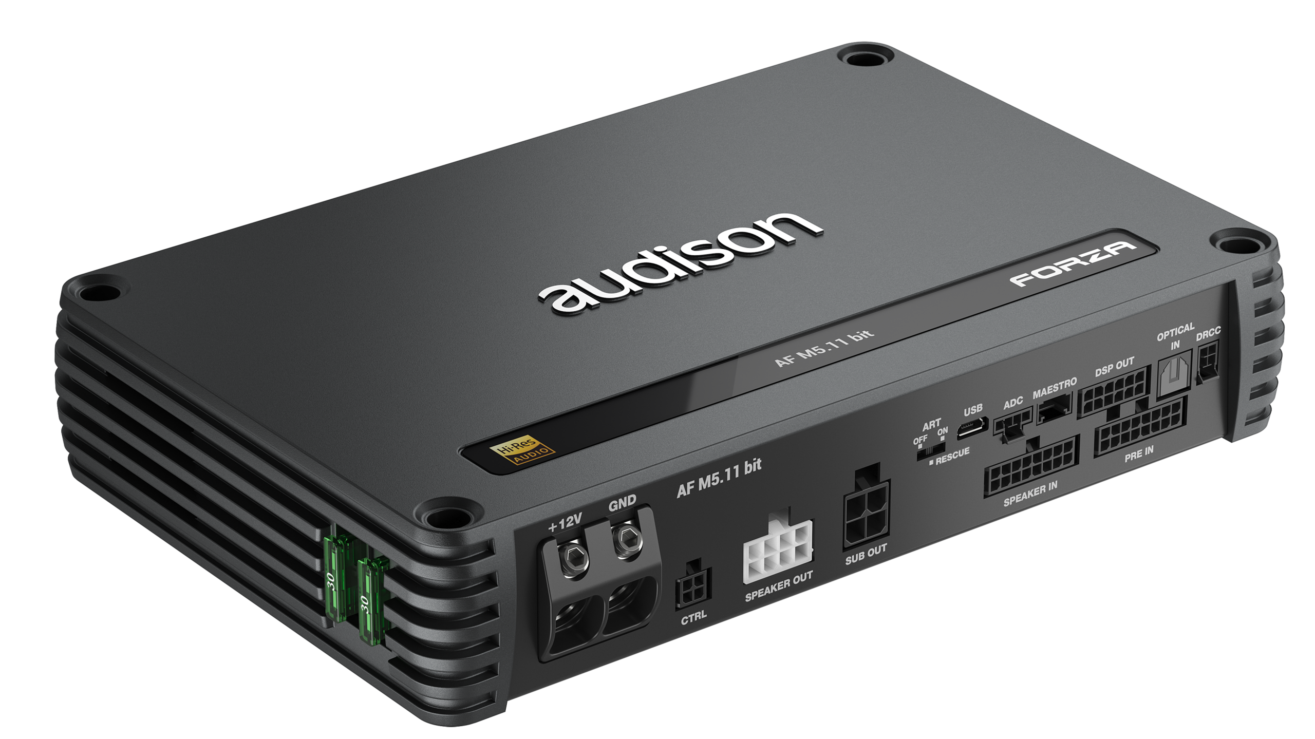 Audison Forza AF M5.11 bit – 5-kanals DSP forsterker 1200W