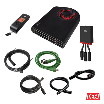 DEFA WarmUp II 1900 SmartStart – bilvarmesett med batterilader – 471278