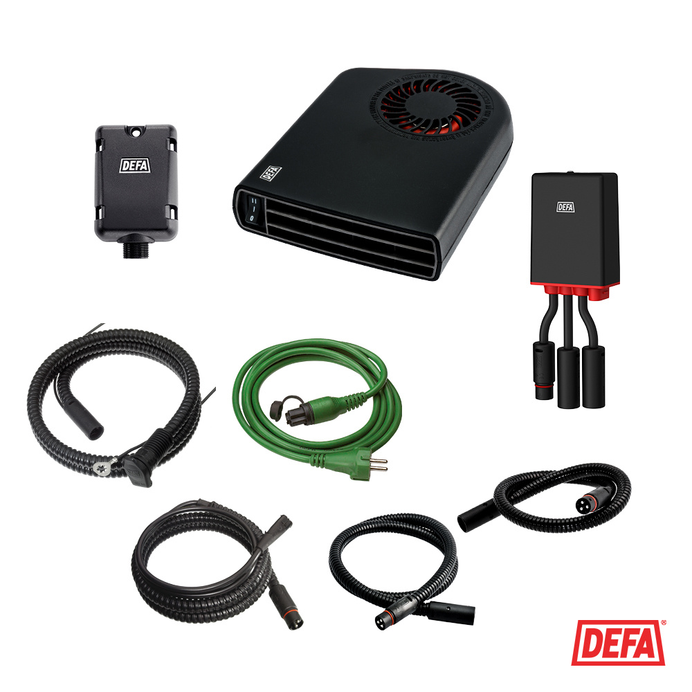 DEFA WarmUp II 1900 Bluetooth – bilvarmesett med batterilader – 471283