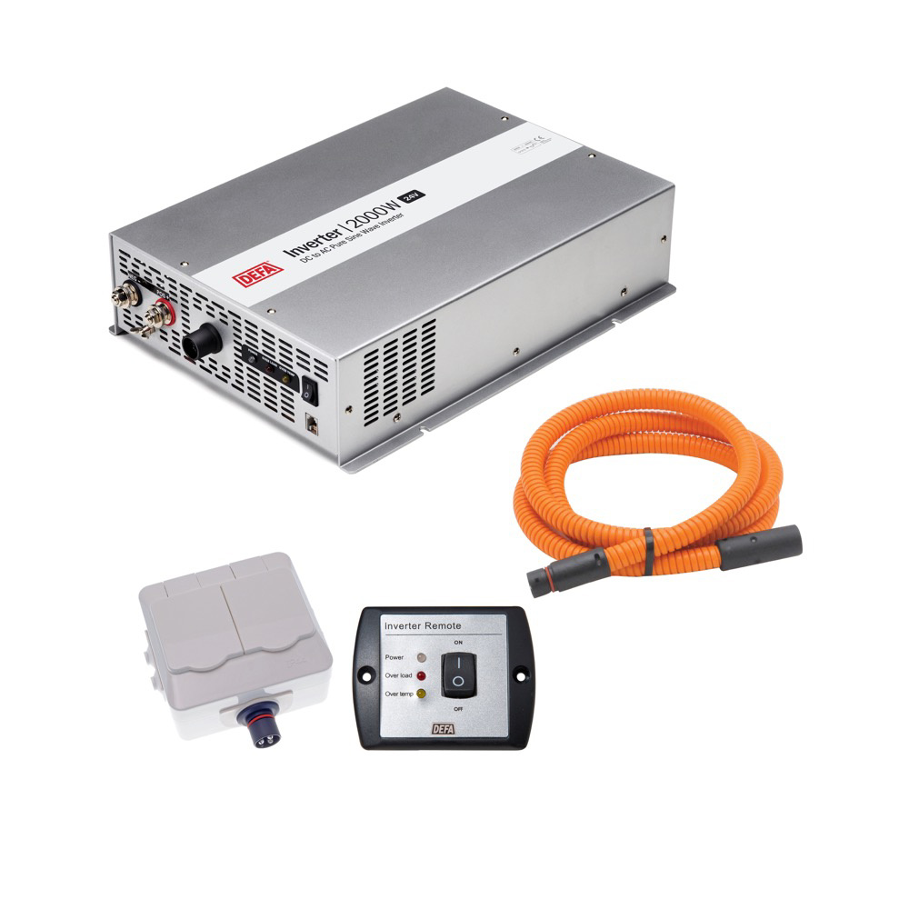 DEFA inverterpakke 2000 W / 24 V – 704077
