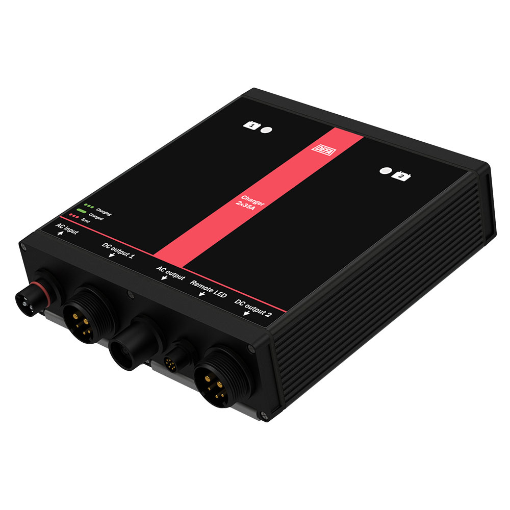 DEFA MultiCharger 2×35 A – 12 V – 708502