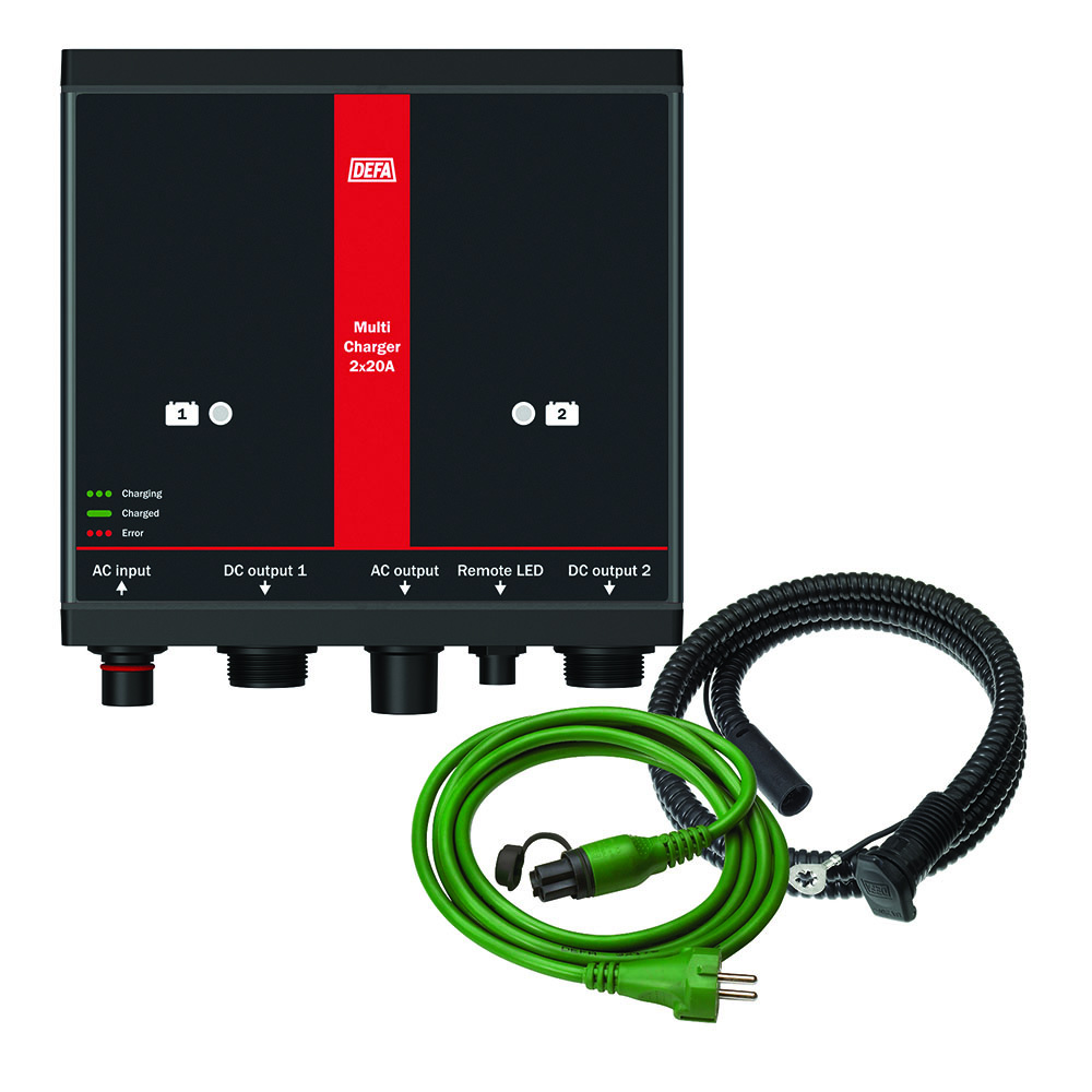 DEFA ladepakke 12 V / 2 × 20 A – 706931