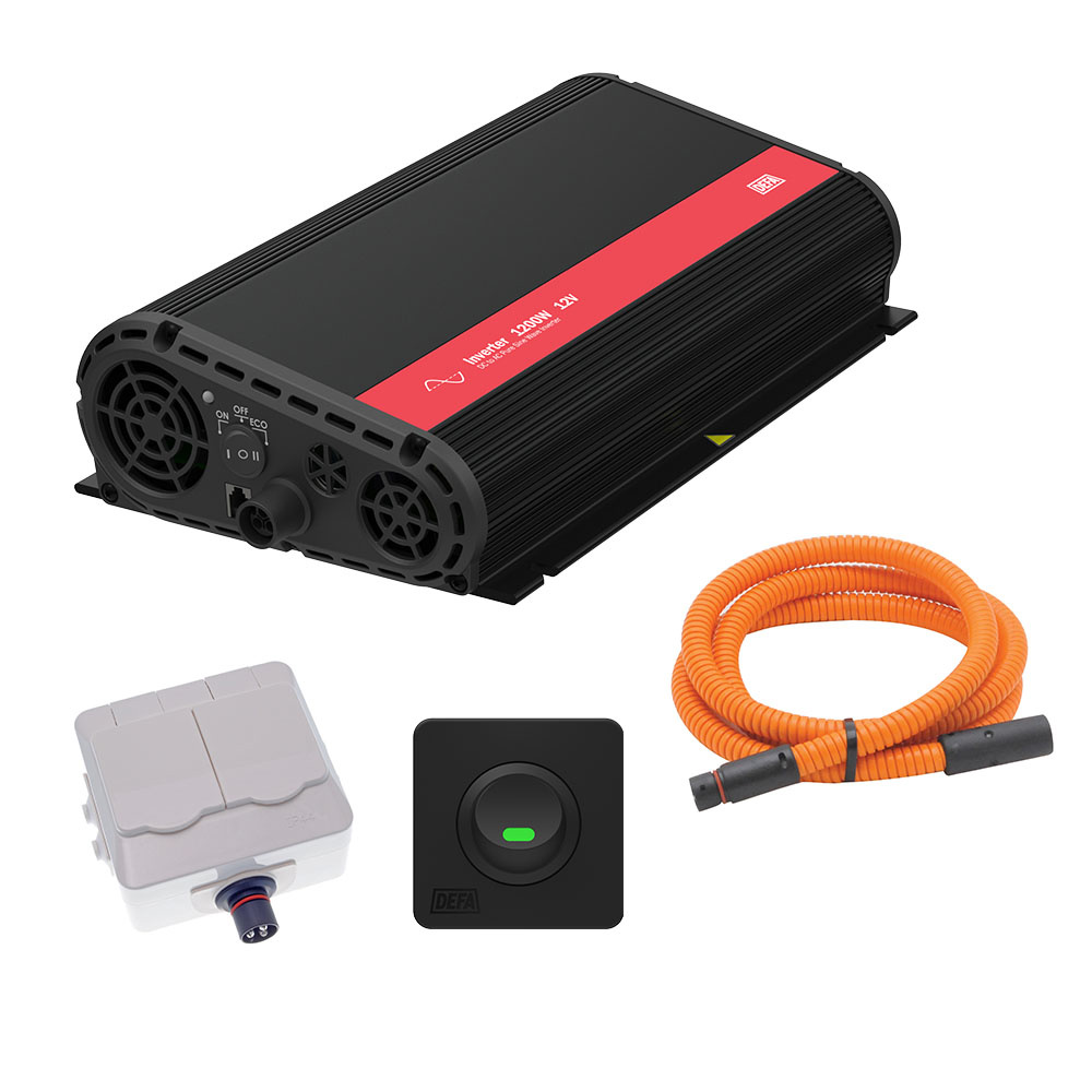 DEFA inverterpakke 1200 W / 12 V – 711997