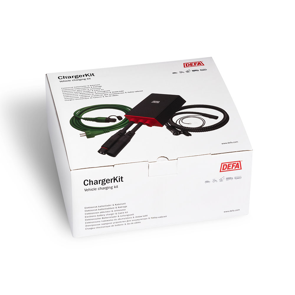 DEFA ChargerKit 1205 Flex – batterilader med kabelsett – 450034
