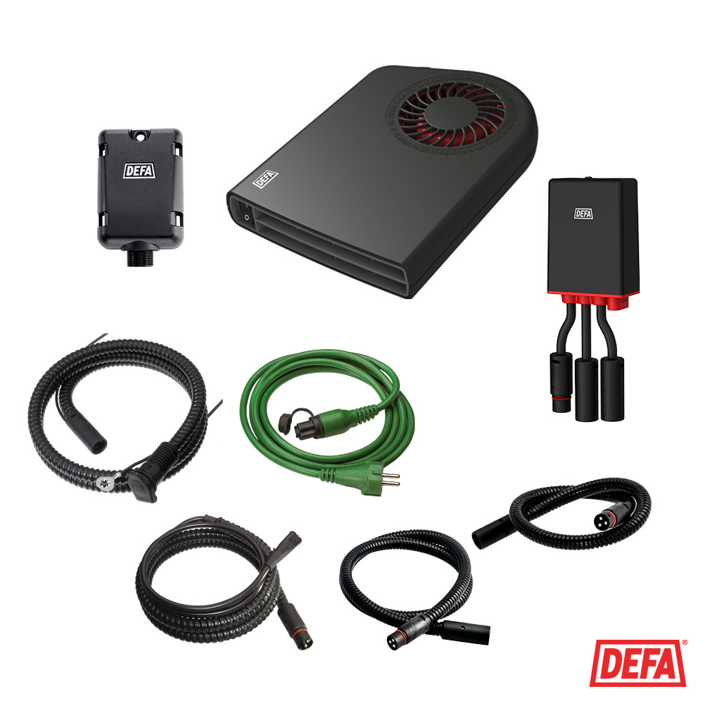 DEFA WarmUp II 1400 Bluetooth – bilvarmesett med batterilader – 471282