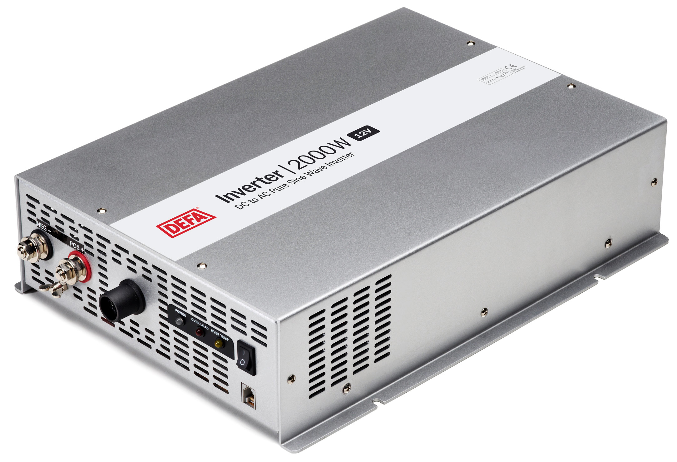 DEFA inverter 2000 W / 12 V – PlugIn – 702943