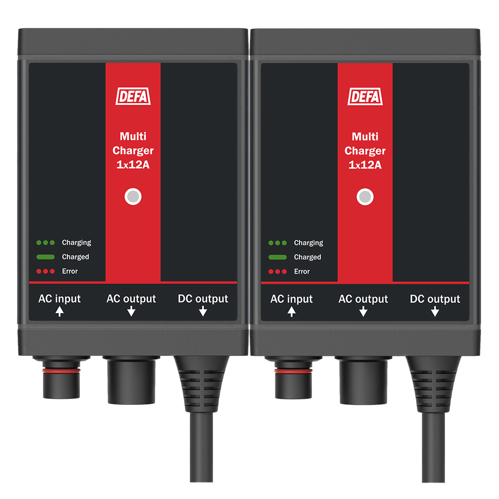 DEFA MultiCharger 2×12 A – 12 V – 705300