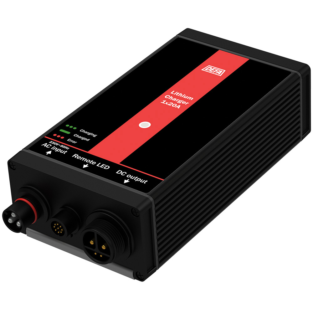 DEFA LithiumCharger 1×20 A – 12 V – 709850