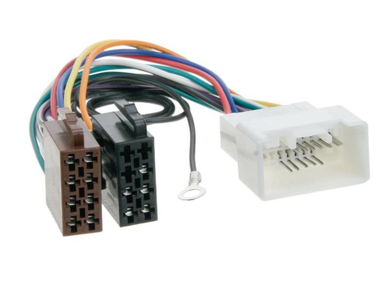 ISO-adapter Mitsubishi/Citroen/Peugeot* – 4 høyt + strøm