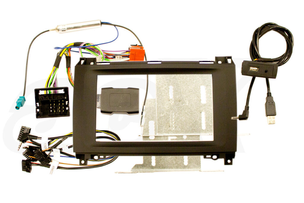 Monteringssett Mercedes Vito V447 – 2DIN radioramme,ant-/ratt- adapt (2015-)