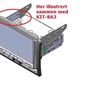 Alpine KTE-801UNI Monteringsbraketter