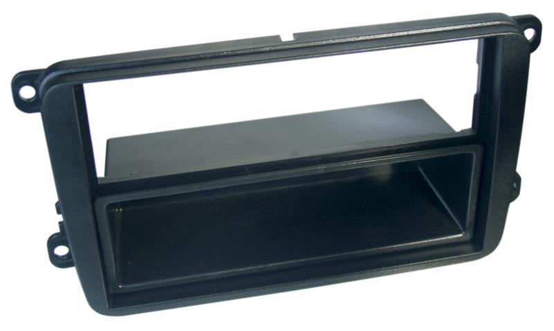 Monteringsramme1 DIN m/lomme, (2 DIN) – VW Golf V, Touran, Caddy…