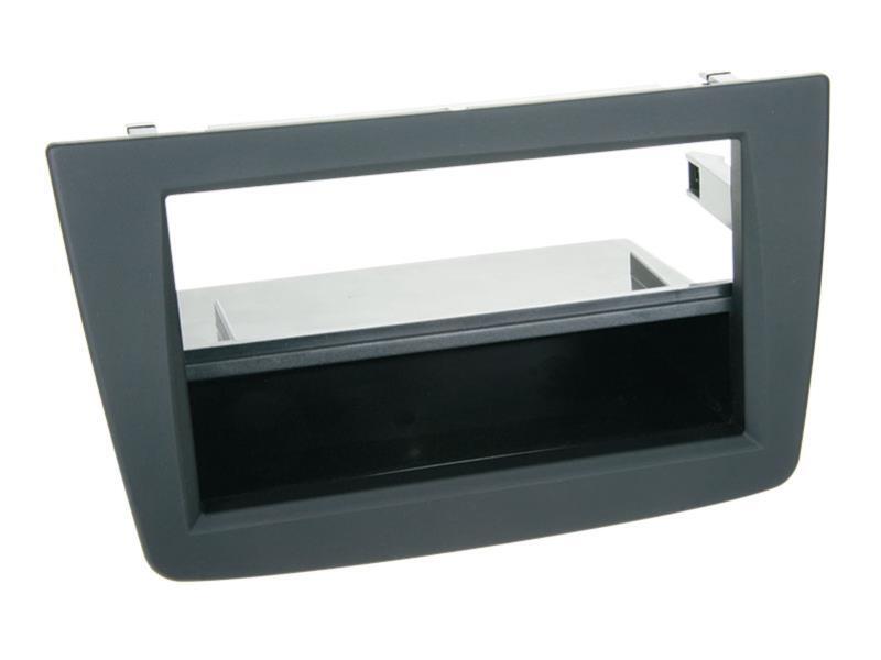 Radioramme Alfa Mito 2008 > (sort) – 2 DIN, 1 DIN m/lomme, rubber-touch