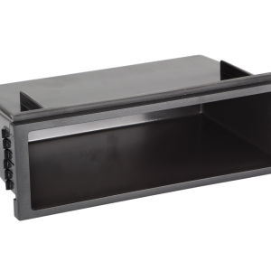 1 DIN lomme – 185mm X 113mm X 103mm – sort