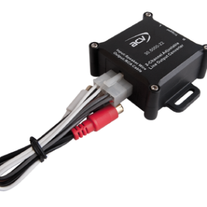 Høy/lavnivå adapter m/remote