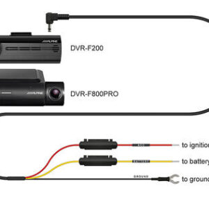 Reservedel Alpine DVR* – strømkabel