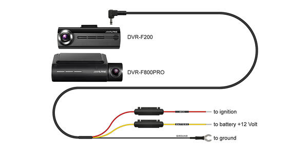 Reservedel Alpine DVR* – strømkabel