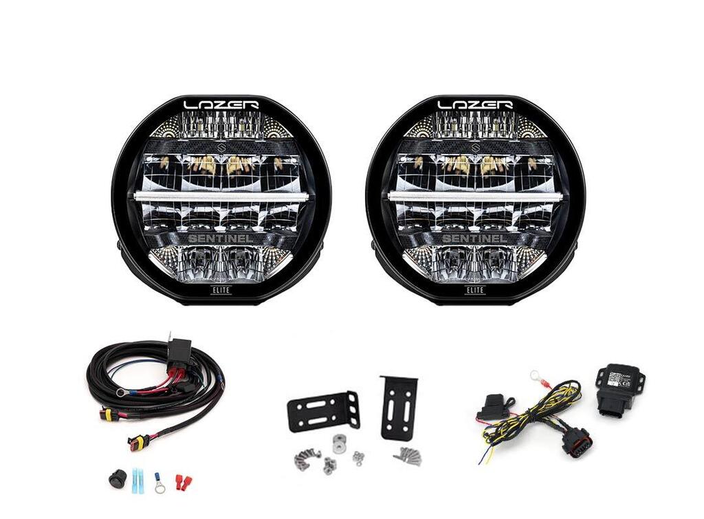 Lazer® Lyspakke med Sentinel 7 ELITE – Canny Canbus. Med skiltplate sentermont.