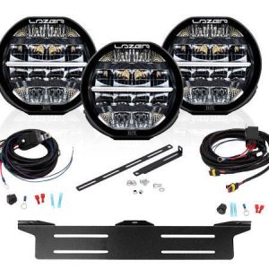 Lazer® Lyspakke med 3x Sentinel 7 ELITE – Universal. Med skiltplate