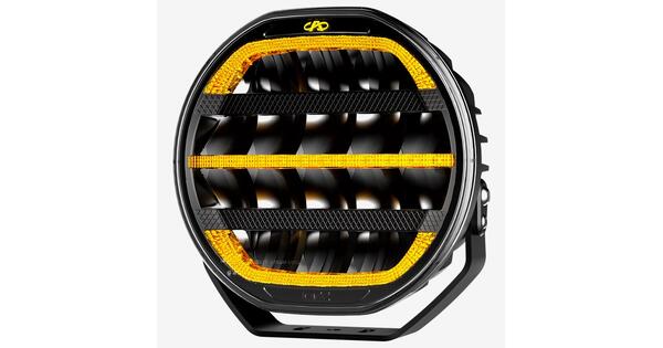 OZZ XR2 P9″ LED ekstralys, (SORT HUS)