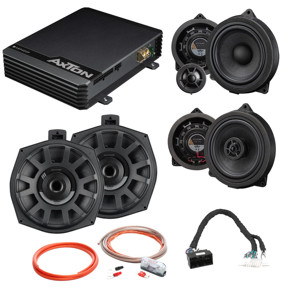 Axton lydoppgradering BMW F30 – 3-Serie, HiFi S676A, BTL8.0