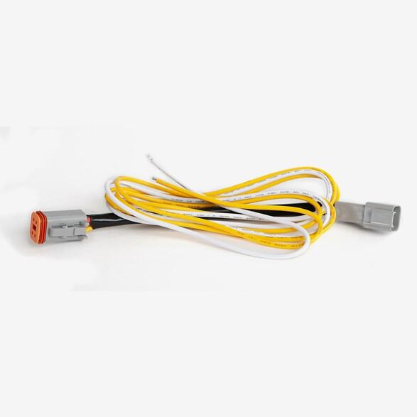 Adapterkabel – 4DT til 2DT + 2 ledere – 20cm DT adapter + 2 ledere (1m)