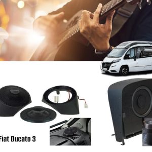 Alpine Fiat Ducato system – lydoppgradering høyttalere sub m/amp
