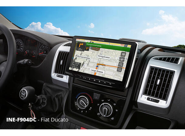 Alpine INE-F904DC TRUCK navigasjon enhet