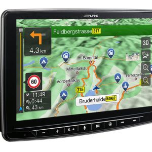Alpine INE-F904DC TRUCK navigasjon enhet – CAMPER 9-tommer CarPlay Android Auto
