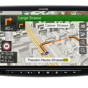 Alpine INE-F904DC TRUCK navigasjon enhet – CAMPER 9-tommer CarPlay Android Auto